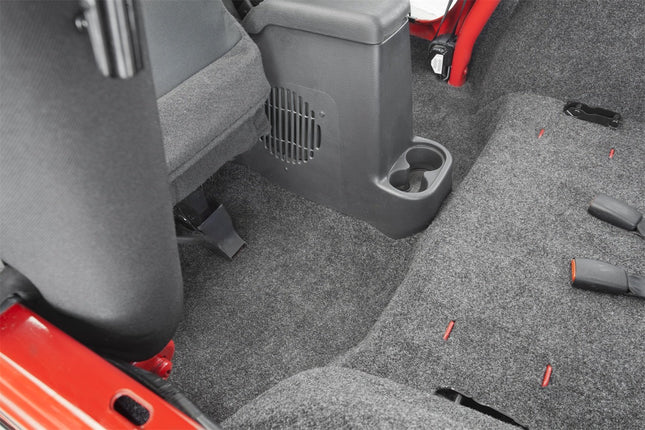 BedRug Jeep Kit BRTJ97FNC fits 97-06 TJ/LJ FRONT 3PC FLOOR KIT (W/O CENTER CONSOLE) - INCLUDES HEAT SHIELDS