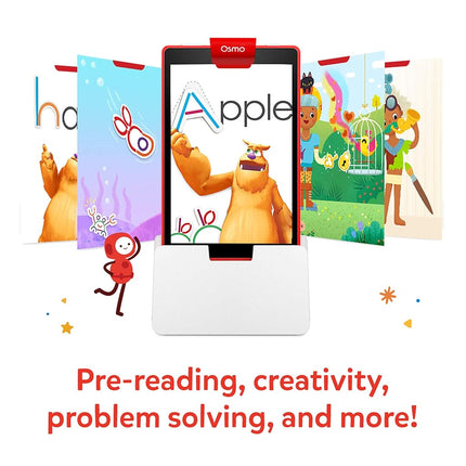 Osmo - Little Genius Starter Kit for Fire Tablet - 4 Educational Learning Games - Preschool Ages - Problem Solving, & Creativity - STEM Toy (Osmo Fire Tablet Base Included - Amazon Exclusive)