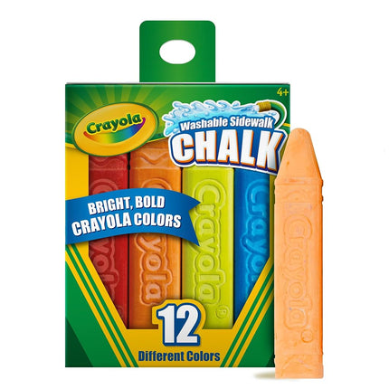 CRAYOLA Outdoor Chalk - Assorted Colours (Pack of 