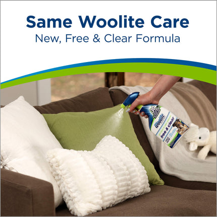 Bissell Woolite Free & Clear, Quitamanchas y Olores de Mascotas, 22oz (Paquete de 2), 2719