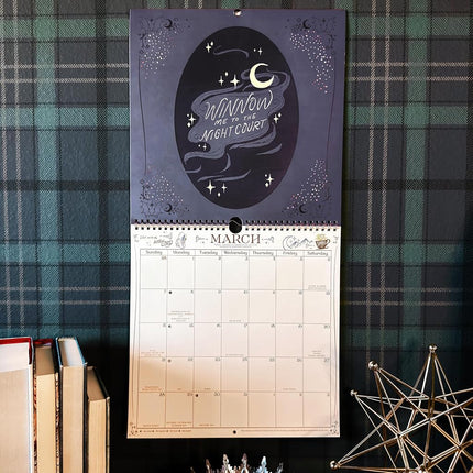 ConQuest A Court of Thorns and Roses Velaris 2027 Monthly Wall Calendar