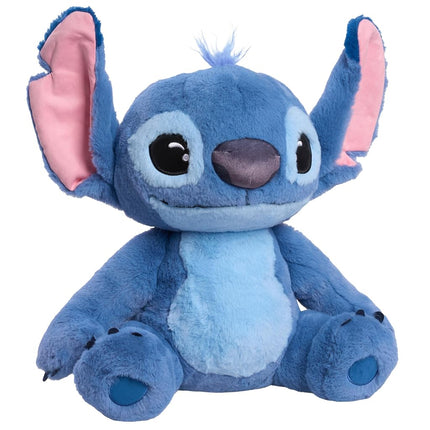 Disney Stitch Live-Action Large 13 Inch Soft Toy for Children from 2 Years - Blue Just Play