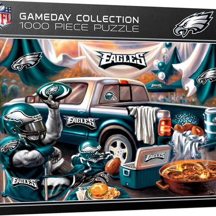 Casse-tête de 1000 pièces Masterpieces pour adultes - NFL Philadelphia Eagles Gameday - 49 x 68 cm