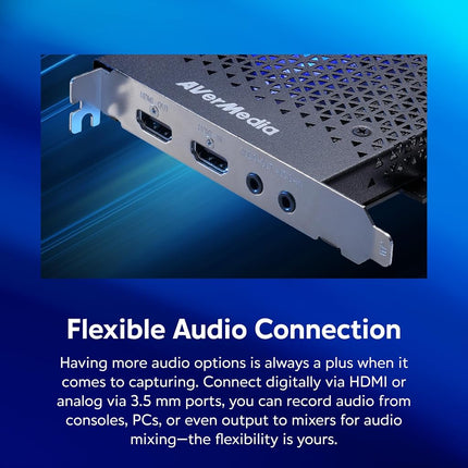 AVerMedia Live Gamer HD 2 - PCIe Internal Game Capture Card, HDMI and 3.5 mm, PassThrough, Ultra Low Latency,1080p60 Uncompressed Streaming Technology for PS4, Xbox, Switch Live Gamer - (GC570)