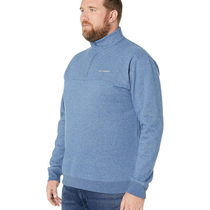 Columbia Men's Hart Mountain II Half Zip Hiking Shirt, Carbon/Heather, 1X