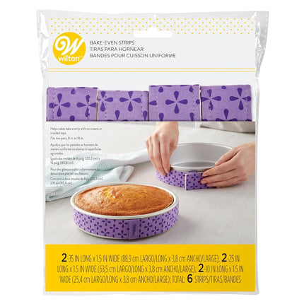 Wilton Bake-Even Baking Strips, Baking Tin Wraps, 