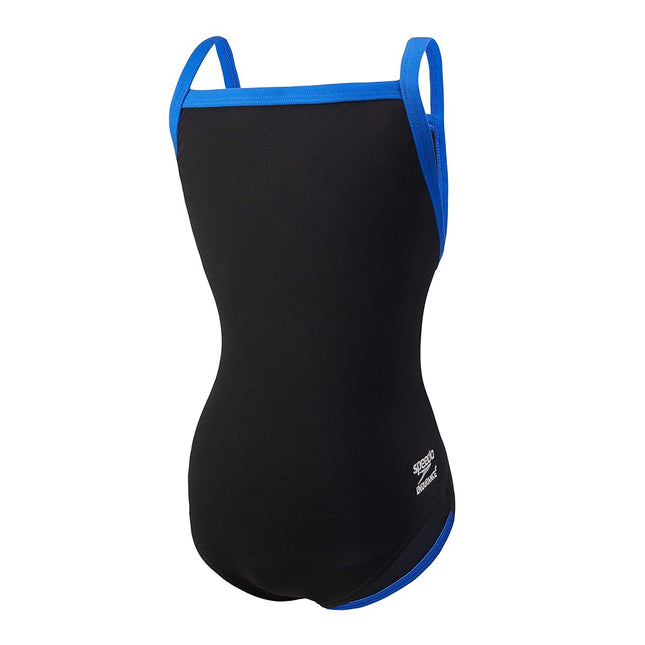 Speedo Girls One Piece Swimsuit Endurance+ Flyback Plain Youth Team Colours