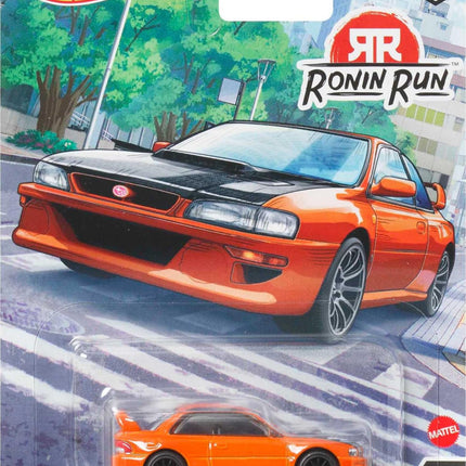 Hot Wheels Car Culture Circuit Legends Vehículos para Niños de 3 Años en Adelante, Subaru WRX Sti 22B, Colección Premium de Vehículos Car Culture a Escala 1:64