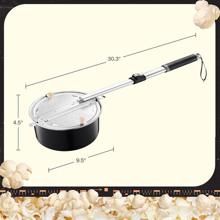 6252 Great Northern Popcorn Pit Popper Campfire Firepit Popcorn Popper - Theater Popcorn Outdoors!