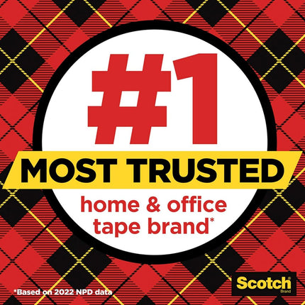 Scotch Super-Hold Tape, 6 Rolls, 50% More Adhesive, Trusted Favorite, 3/4 x 800 Inches, Boxed (700S6)