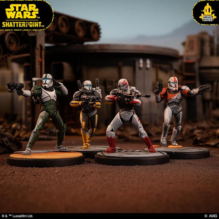 Asmodee | Star Wars: Shatterpoint Delta Squad, Form Up Squad Pack | Tabletop Miniatures Game | Ages 14+ | 2 Players | 90+ Minutes Playing Time