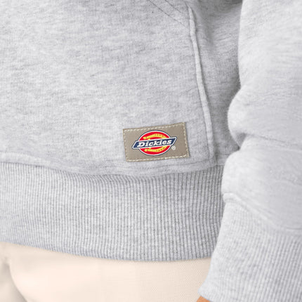 Dickies Men's Full Zip Thermal Lined Fleece Hoodie, Heather Gray, XL