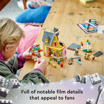 LEGO | Disney and Pixar ‘Up’ House Building Toy for 9+ Year Old Girls and Boys, Set with Balloons, Plus Carl, Russell and Dug Disney Figures, Collectible Kids' Building Toys 43217