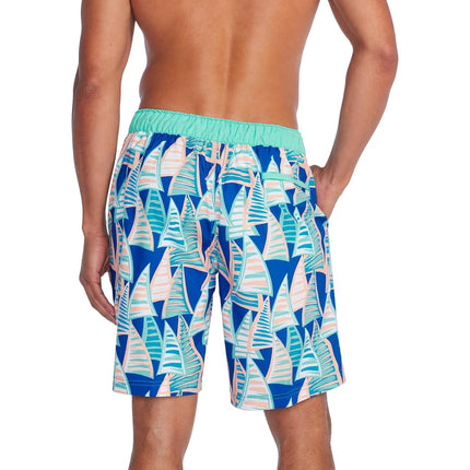 Speedo Men's Standard Swim Trunk Knee Length Boardshort Bondi Printed, 20" Sailing On
