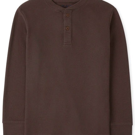 The Children's Place Boys' Long Sleeve Thermal Hen