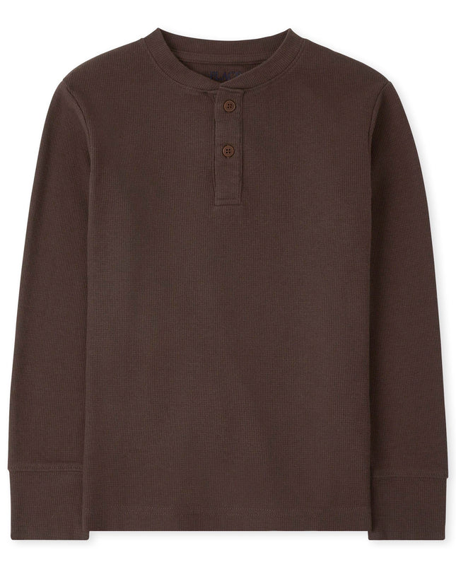 The Children's Place Boys' Long Sleeve Thermal Hen