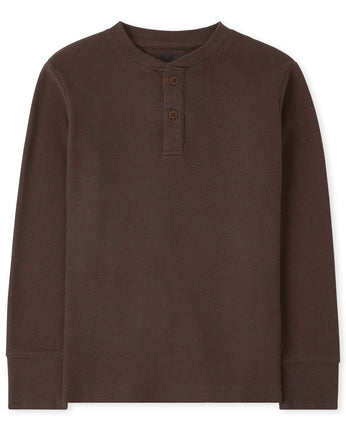 The Children's Place Boys' Long Sleeve Thermal Hen