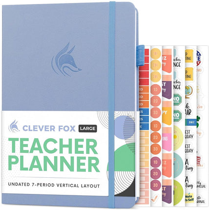 Clever Fox Teacher Planner – School Year Planner w