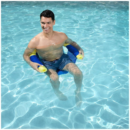 40.5" Green Noodle Sling Floating Seat Swimming Pool Accessory