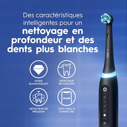 Oral-B iO Series 5 Limited Electric Toothbrush with (3) Brush Head, Rechargeable, Black