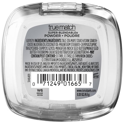 L'Oreal Paris True Match Super-Blendable Powder, Sun Beige, 0.33 Oz, 2 pack