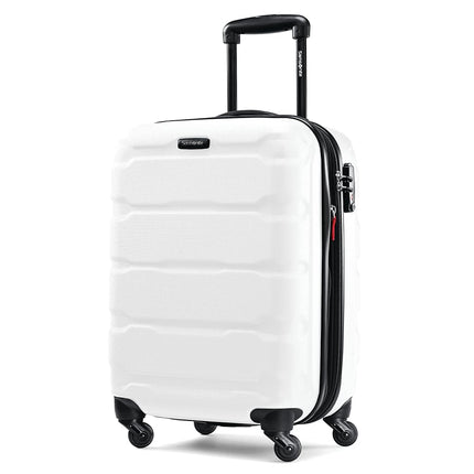 Samsonite Omni Pc Hardside Expandable Luggage, White, Carry-On 20-Inch, Omni Pc Hardside Expandable Luggage with Spinner Wheels