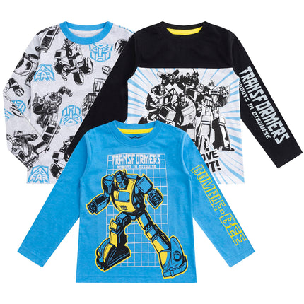 Transformers Hasbro Boys Long Sleeve Shirt for Tod