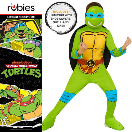 Rubies Official Paramount TMNT Leonardo Child Costume, Kids Fancy Dress, Size Age 9-10 Years
