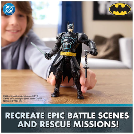 DC Comics, Batman Ninja - 15 cm Batman Action Figure, Battle Moves, with Accessories, from 4 Years