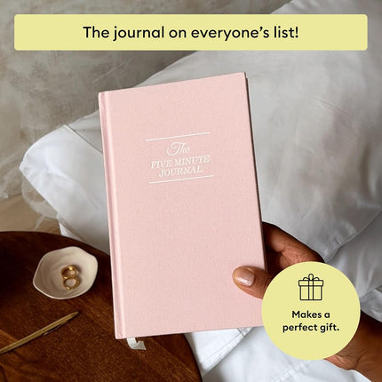 Intelligent Change: The Five Minute Journal - Original Daily Gratitude Journal for Happiness, Mindfulness, and Reflection - Daily Affirmations with Simple Guided Format - Undated Life Planner