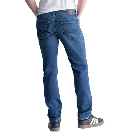 Buffalo David Bitton Jean droit Six pour homme, en molleton usé, taille 34W x 34L