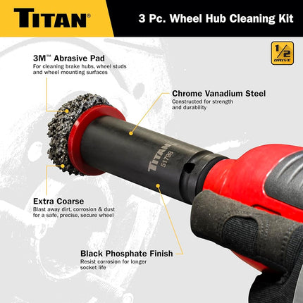 Titan 51798 Wheel Hub Cleaning Kit