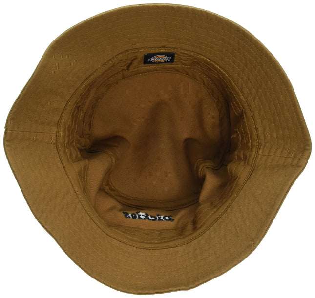 Gorro tipo pescador de lona con el logo Script de Dickies para hombre, marrón, talla única