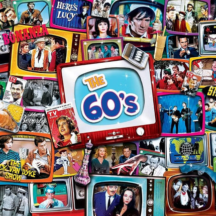 MasterPieces TV Time Puzzles Collection - 60s Shows 1000 Piece Jigsaw Puzzle