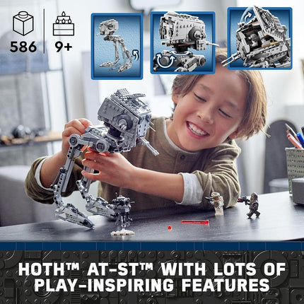 LEGO® Star Wars™ Hoth™ at-ST™ 75322 Building Kit; Construction Toy for Kids Aged 9 and Up, with a Buildable Battle of Hoth at-ST Walker and 4 Star Wars: The Empire Strikes Back Characters