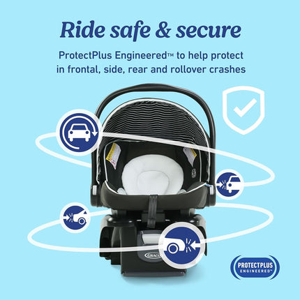 Graco SnugRide 35 Lite LX Infant Car Seat, Studio
