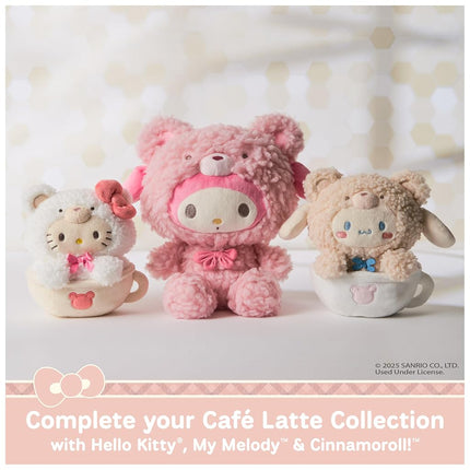 GUND Sanrio Official Hello Kitty and Friends Cinnamoroll Caf� Latte Teddy Bear Plush, Collectible Plush Toy, Stuffed Animal for Ages 1 and Up, 6�