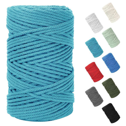 Macrame Cord 5mm x 109Yards (328Feet), Natural Cot