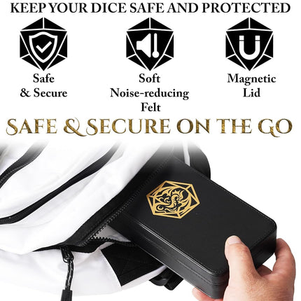 Soar Forge Sanctum Dice Box - Premium Case & Tray for DND