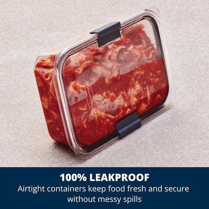 Rubbermaid Brilliance BPA Free Food Storage Containers with Lids