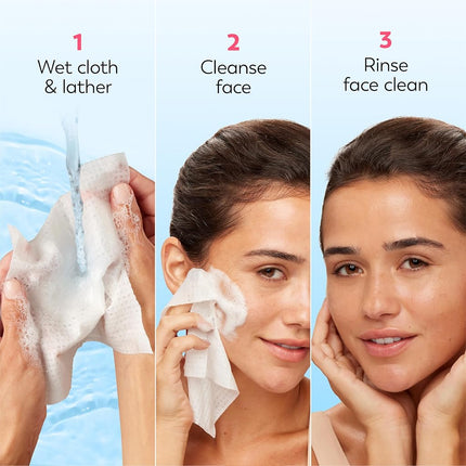 Olay Daily Facials Hydrating Cleansing Cloths, Moisturizing Makeup Remover, 66 Count