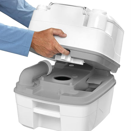 Thetford 92814 Porta Potti 345 Portable Toilet, White-Grey 330 x 383 x 427 mm