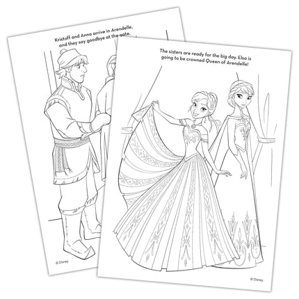 Disney Frozen 2 Anna and Olaf 32-Page Coloring and Activity Book with Puffy Stickers 45823, Bendon