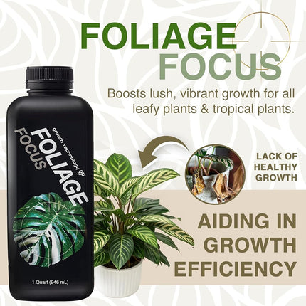 Growth Technology 1L Concentrated Liquid Foliage Focus for Non Flowering Plants