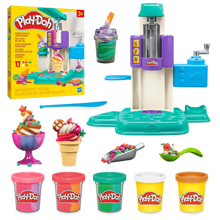 Play-Doh Rainbow Swirl Ice Cream Playset for Toddl