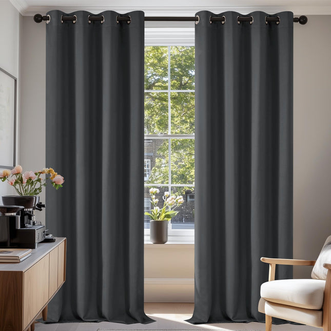 Deconovo Blackout Curtains, Room Darkening Thermal