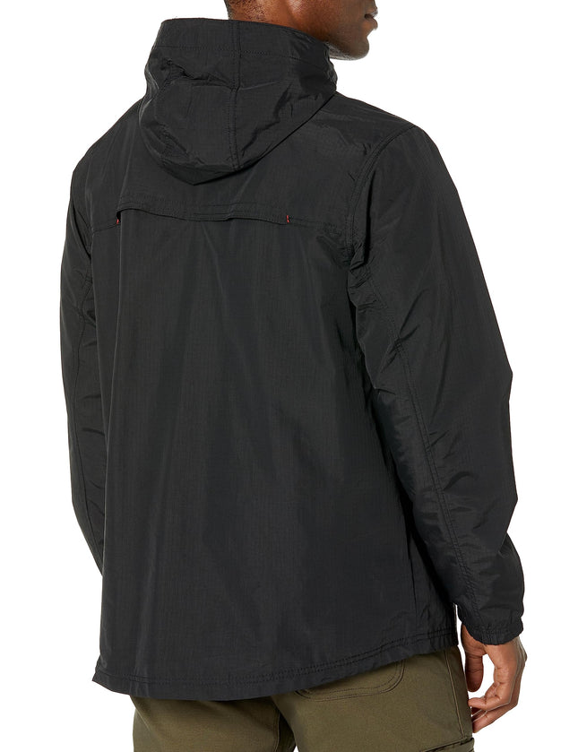 Dickies Men's Protect Cooling Hooded Ripstop Jacket, Black, X-Large