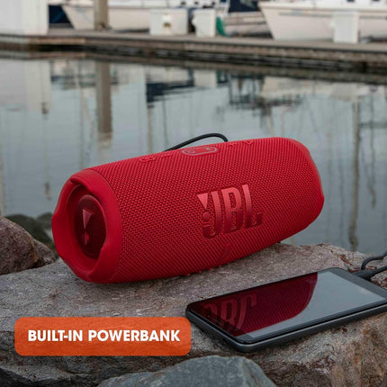 JBL Charge 5 Bluetooth Speaker | up to 20 hours Battery Life, Waterproof and Dustproof - Pink - JBLCHARGE5PINK [Sub]