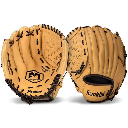 Franklin Sports 12.0 PVC FLDMSTR Gold BBG REG, Negro y Dorado, 12 Pulgadas