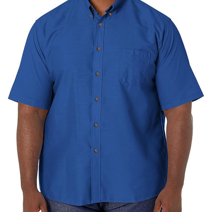 Red Kap Men's RK Poplin Dress Shirt, Royal Blue, S